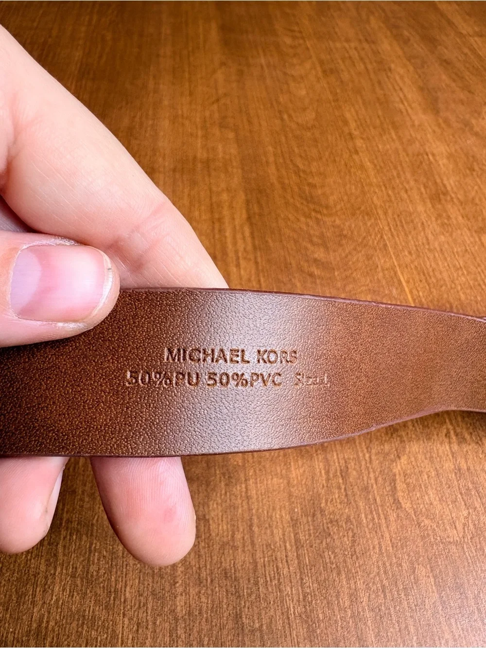 Michael Kors Brown Dress Belt